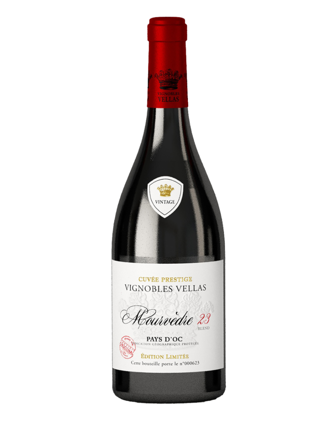 Vignobles Vellas - Pays d'Oc IGP Mourvedre, Blend 23 - 2024