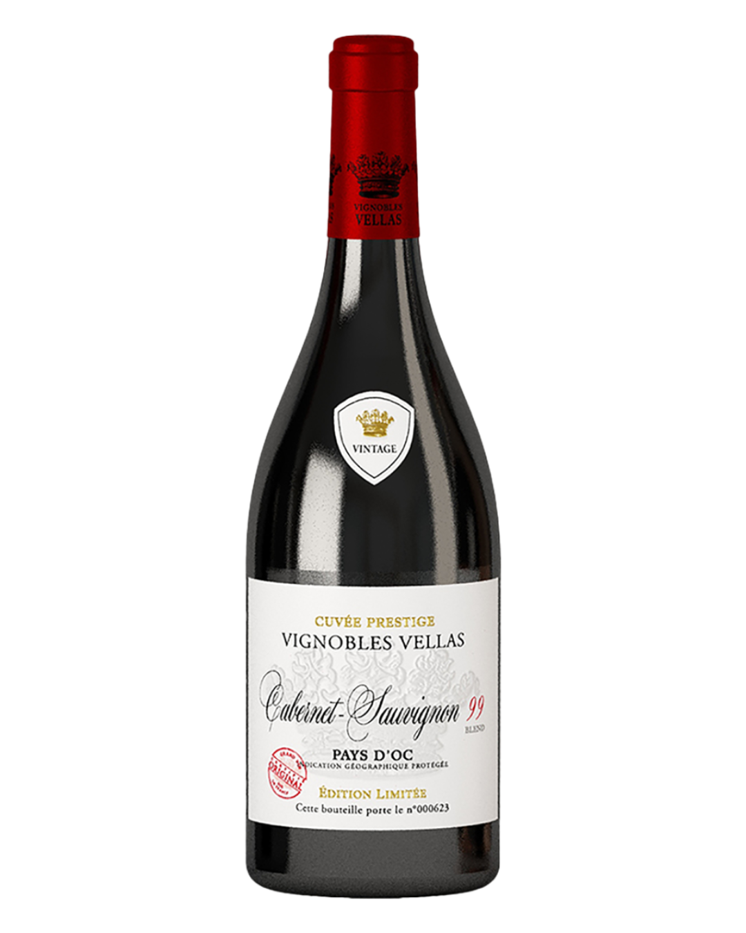 Vignobles Vellas - Pays d'Oc IGP Cabernet Sauvignon, Blend 99 - 2023