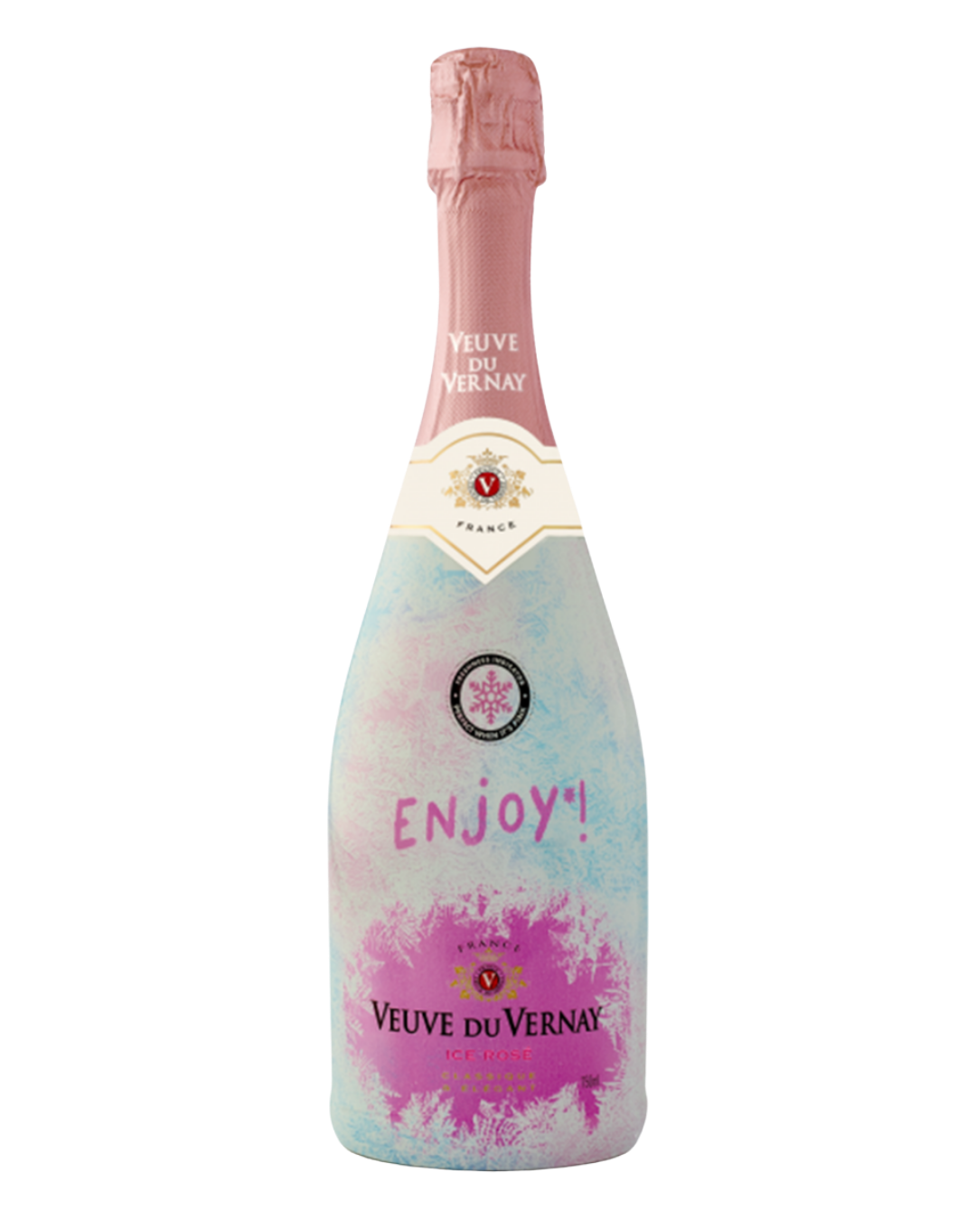 Veuve du Vernay, Vin Mousseux ICE, Rosé, Thermo Label