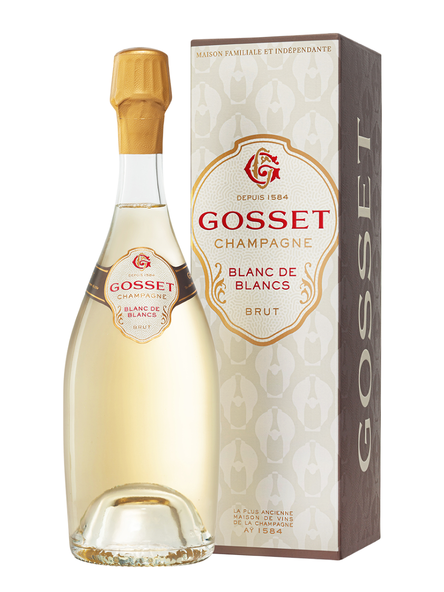 Champagne AC Grand Blanc de Blancs Brut in giftbox