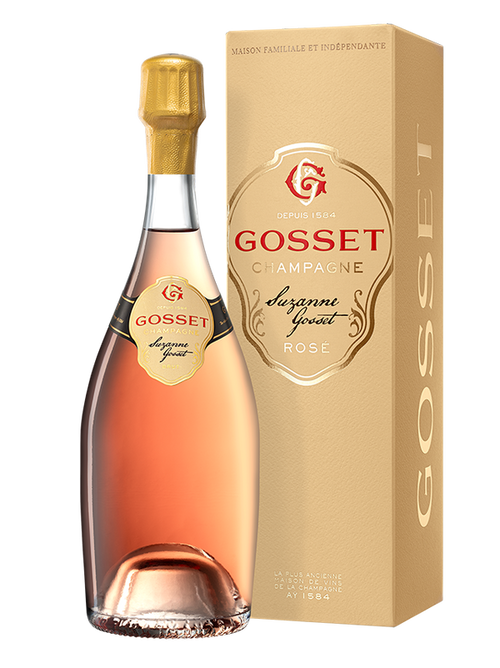 Champagne AC Cuvée Suzanne Gosset, Rosé in giftbox